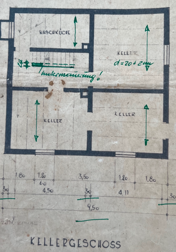 Grundriss Kellergeschoss Einfamilienhaus Mandern