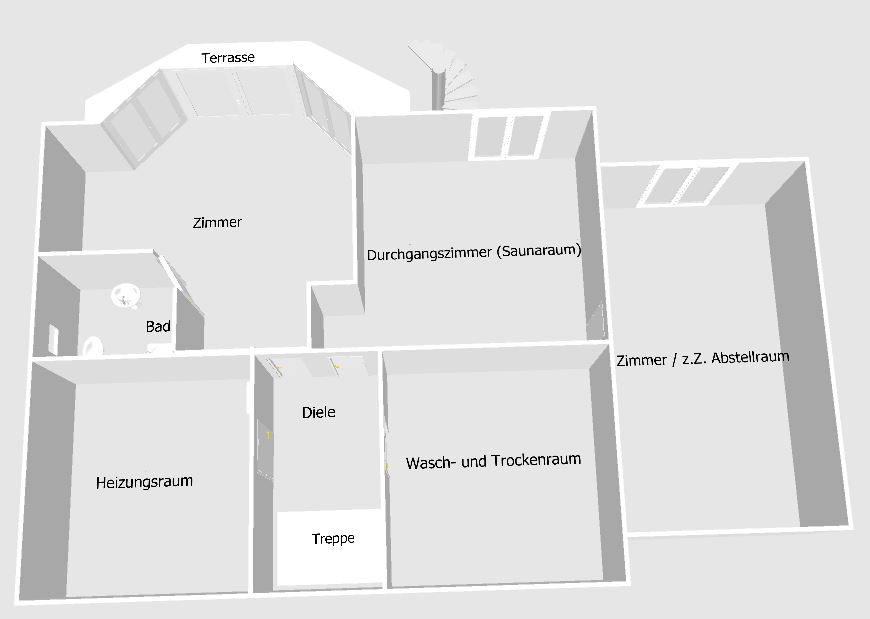 Grundriss UG Einfamilienhaus Wincheringen