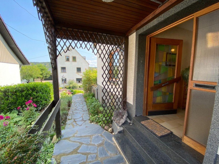 Eingangsbereich Haus Leiwen