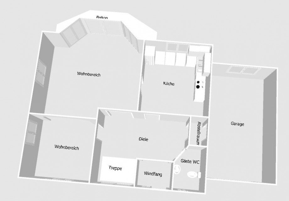 Grundriss EG Einfamilienhaus Wincheringen
