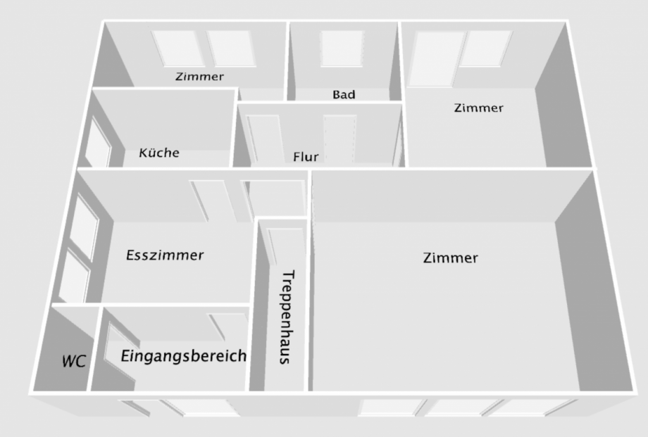 EG 3D Plan (nicht Ma�stabsgetreu) Haus Schweich