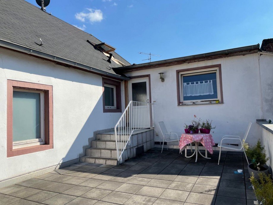 Terrassenbereich Haus Salmtal