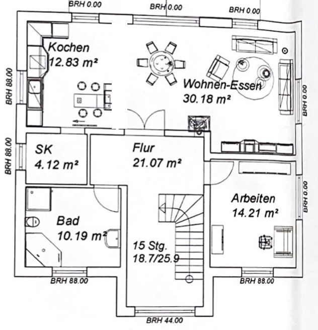 Erdgeschoss Haus Morbach
