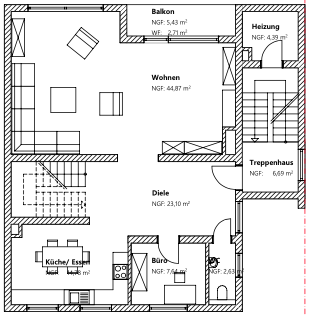1. Etage Wohnung Trier