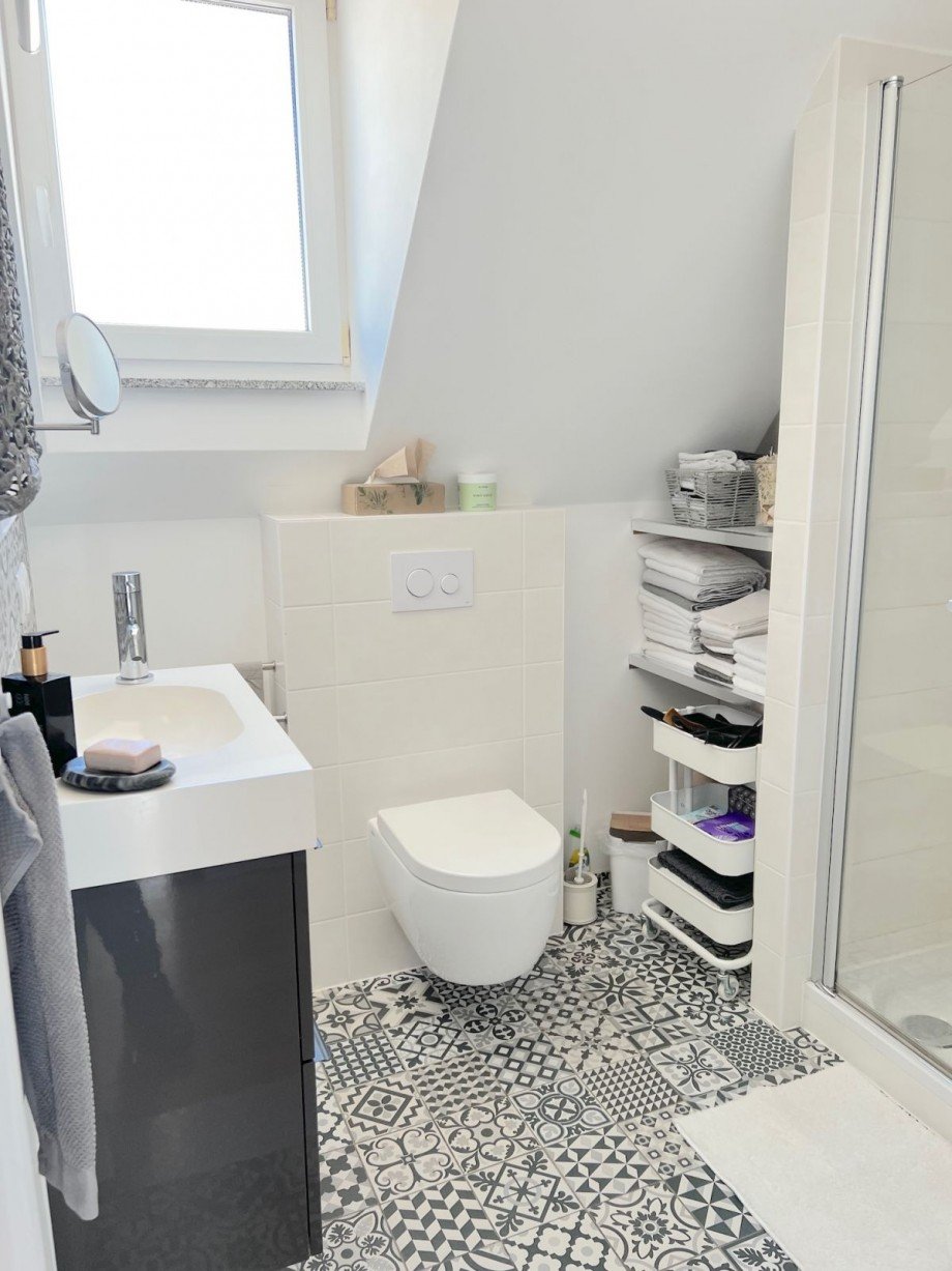 Bad mit Dusche Obergeschoss Haus Schweich